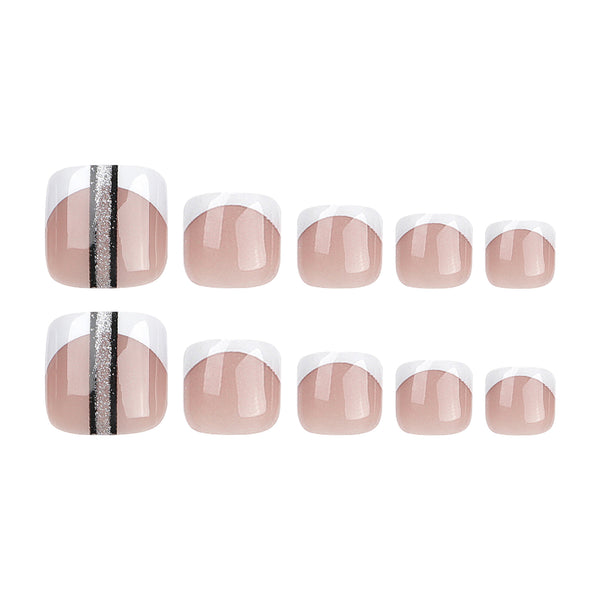 12 Sizes-24 Pcs Press On Nails JP3212