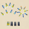 12 Sizes-24 Pcs Press On Nails Y733