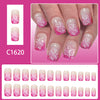 12 Sizes-24 Pcs Press On Nails C1620