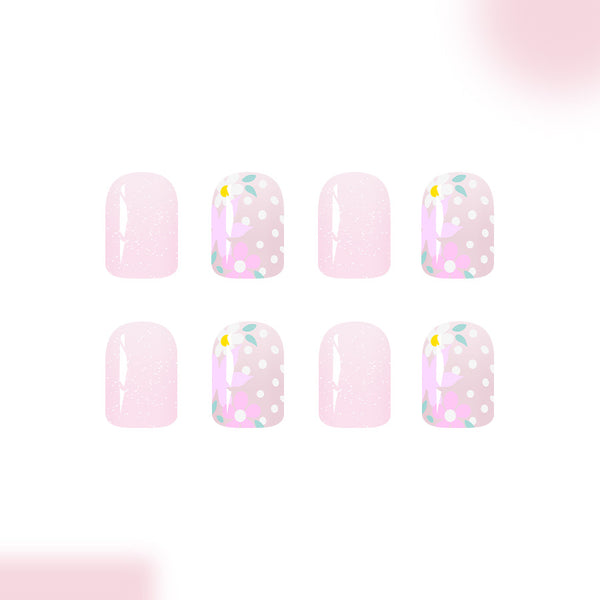 12 Sizes-24 Pcs Press On Nails C1054