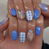 12 Sizes-24 Pcs Press On Nails JP3960