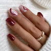 12 Sizes-24 Pcs Press On Nails Y053