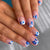 12 Sizes-24 Pcs Press On Nails C373