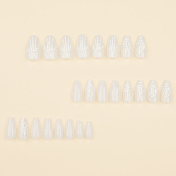 12 Sizes-24 Pcs Press On Nails JP3408