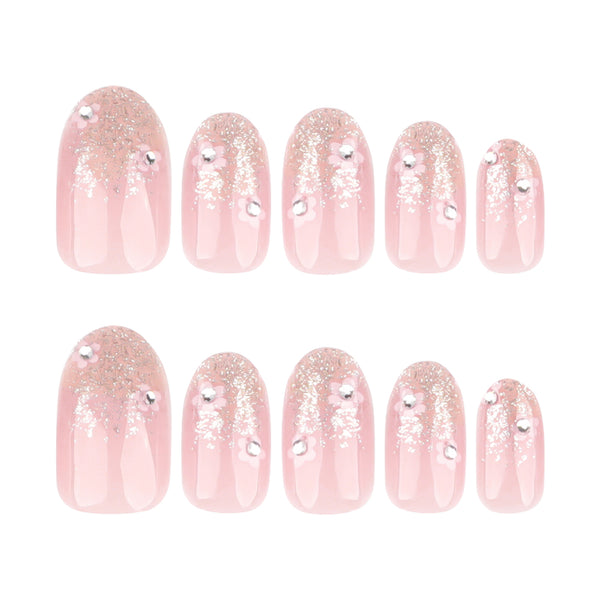 12 Sizes-24 Pcs Press On Nails JP3723