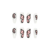 12 Sizes-24 Pcs Press On Nails R632