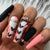 12 Sizes-24 Pcs Press On Nails W813