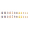 12 Sizes-24 Pcs Press On Nails Z1087