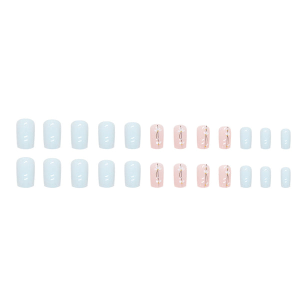 12 Sizes-24 Pcs Press On Nails W553