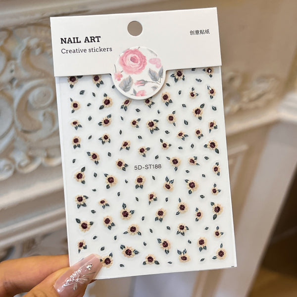 5D Nail Art Sticker 5DST188