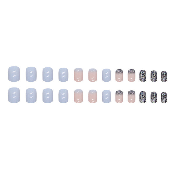 12 Sizes-24 Pcs Press On Nails W1420