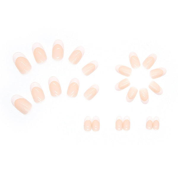 12 Sizes-24 Pcs Press On Nails W249