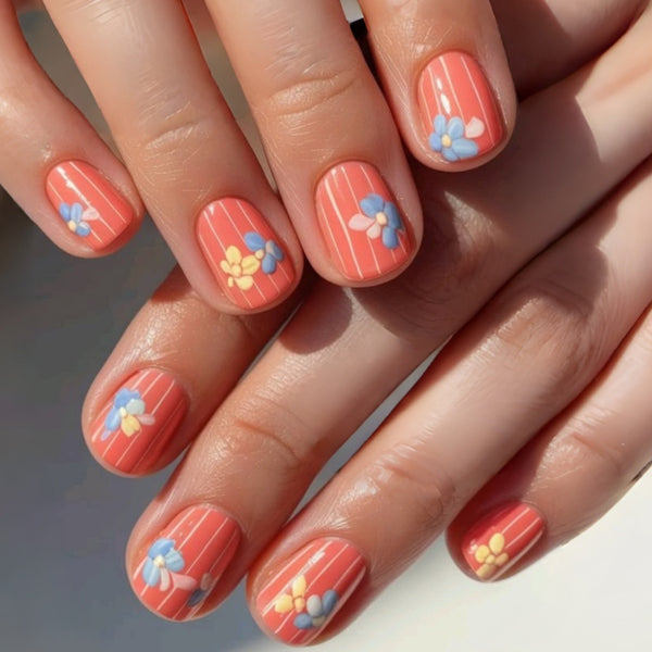 12 Sizes-24 Pcs Press On Nails Y1879