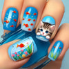 12 Sizes-24 Pcs Press On Nails Y815