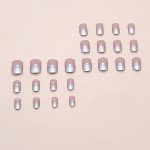 12 Sizes-24 Pcs Press On Nails W1960