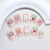 12 Sizes-24 Pcs Press On Nails R933