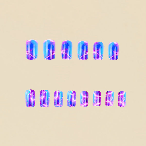 12 Sizes-24 Pcs Press On Nails Y872