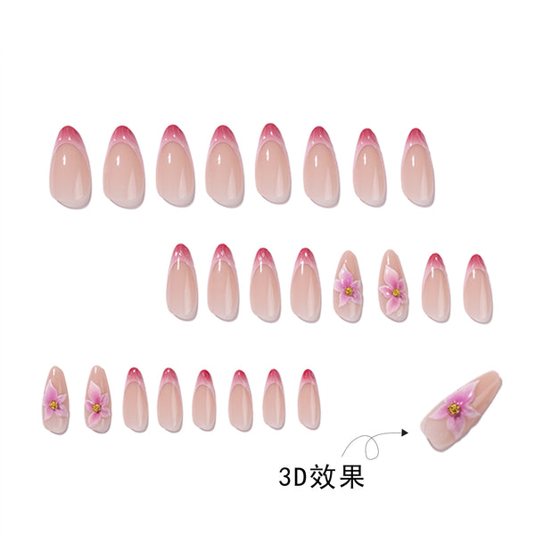 12 Sizes-24 Pcs Press On Nails JP4367