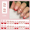 12 Sizes-24 Pcs Press On Nails C888