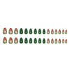 12 Sizes-24 Pcs Press On Nails Z1005