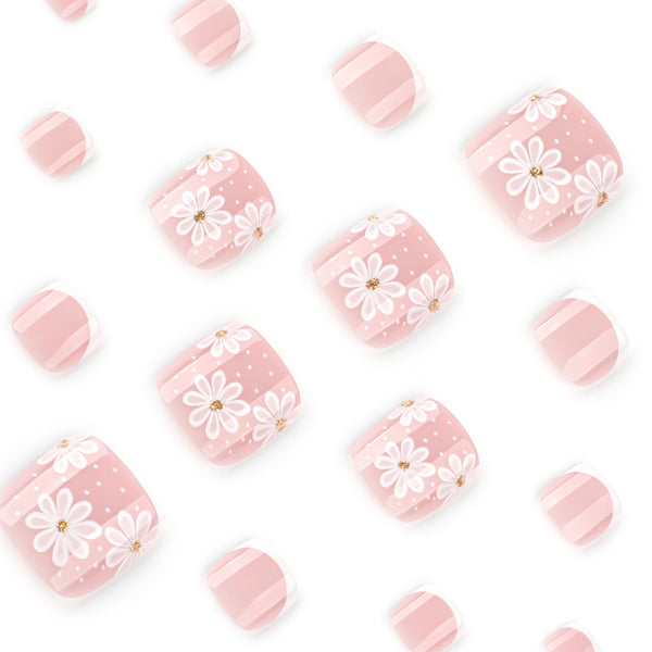 12 Sizes-24 Pcs Press On Nails JP3804