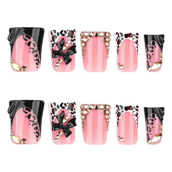 12 Sizes-24 Pcs Press On Nails JP4294