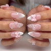 12 Sizes-24 Pcs Press On Nails JP3645