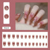12 Sizes-24 Pcs Press On Nails R424