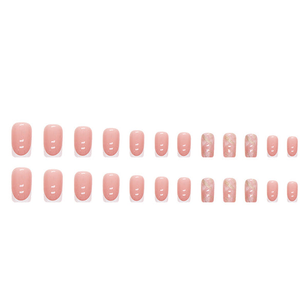 12 Sizes-24 Pcs Press On Nails W386