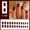 12 Sizes-24 Pcs Press On Nails C1768