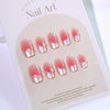 12 Sizes-24 Pcs Press On Nails JL0695