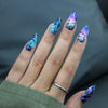 12 Sizes-24 Pcs Press On Nails W1927