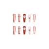 12 Sizes-24 Pcs Press On Nails JP1917