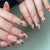 12 Sizes-24 Pcs Press On Nails W835