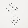 12 Sizes-24 Pcs Press On Nails JP1362