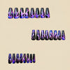 12 Sizes-24 Pcs Press On Nails Y699