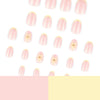 12 Sizes-24 Pcs Press On Nails JP4197