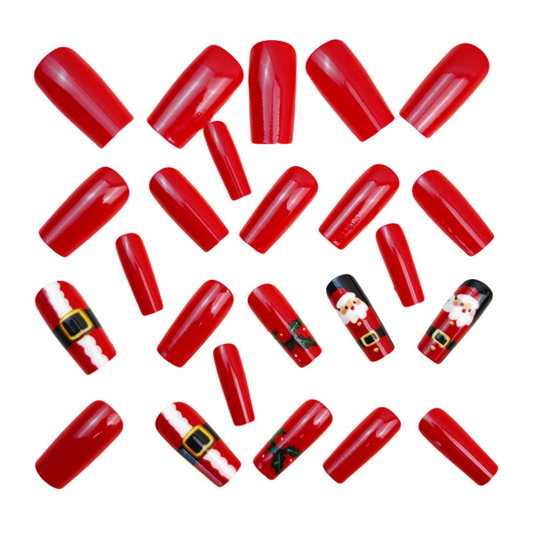 12 Sizes-24 Pcs Press On Nails Y1406