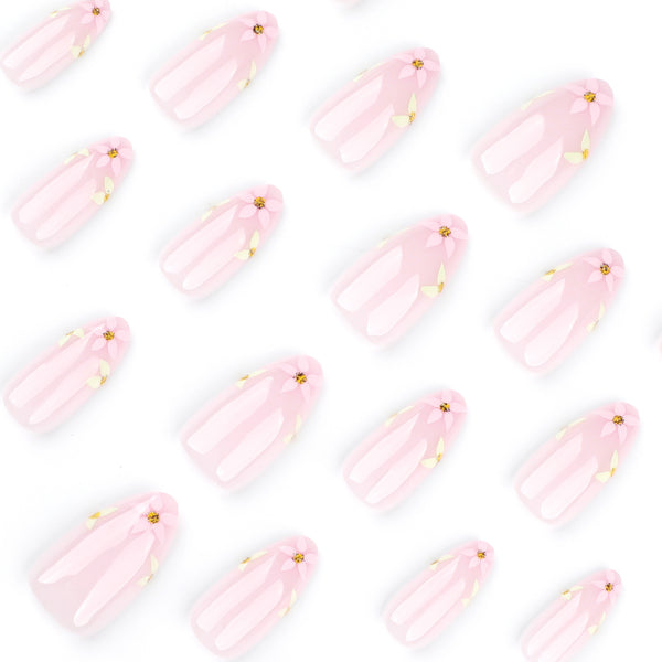 12 Sizes-24 Pcs Press On Nails JP3708
