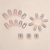 12 Sizes-24 Pcs Press On Nails Z818