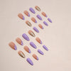 12 Sizes-24 Pcs Press On Nails W1313