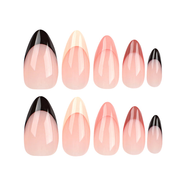 12 Sizes-24 Pcs Press On Nails JP2916