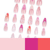 12 Sizes-24 Pcs Press On Nails JP3431
