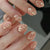 12 Sizes-24 Pcs Press On Nails W1796