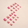 12 Sizes-24 Pcs Press On Nails W1325