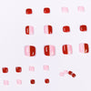 12 Sizes-24 Pcs Press On Nails JP1065