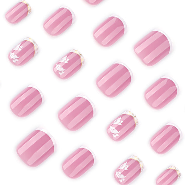 12 Sizes-24 Pcs Press On Nails JP3833