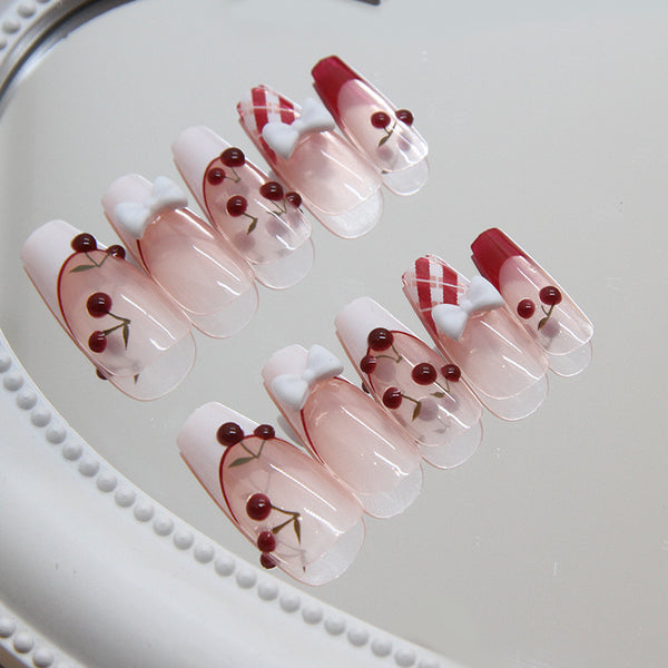 12 Sizes-24 Pcs Press On Nails Z891