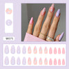 12 Sizes-24 Pcs Press On Nails W075