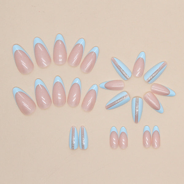 12 Sizes-24 Pcs Press On Nails W561